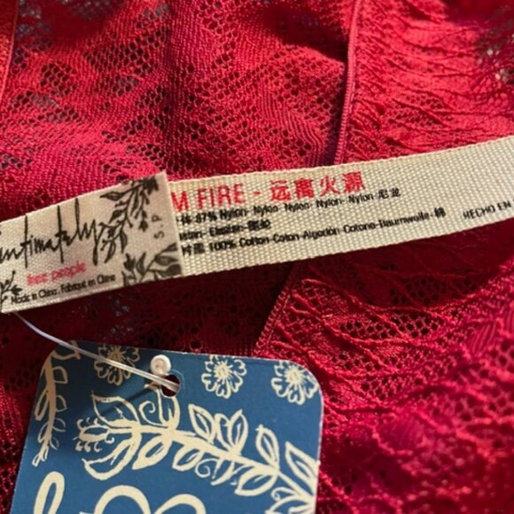 Free People Berry Electric Tameeka H/W Undie SMALL - Picture 7 of 7